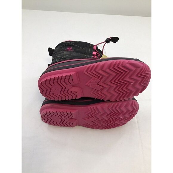 Tamarack Girls Size 3 Ice Breaker Snow Boots 3M Thinsulate Pink Black Warm - Picture 6 of 8